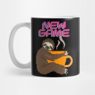 New game, pixeled sloth Mug